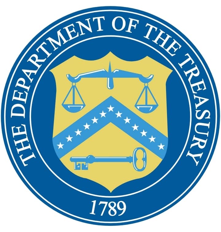 Treasury Department Logo